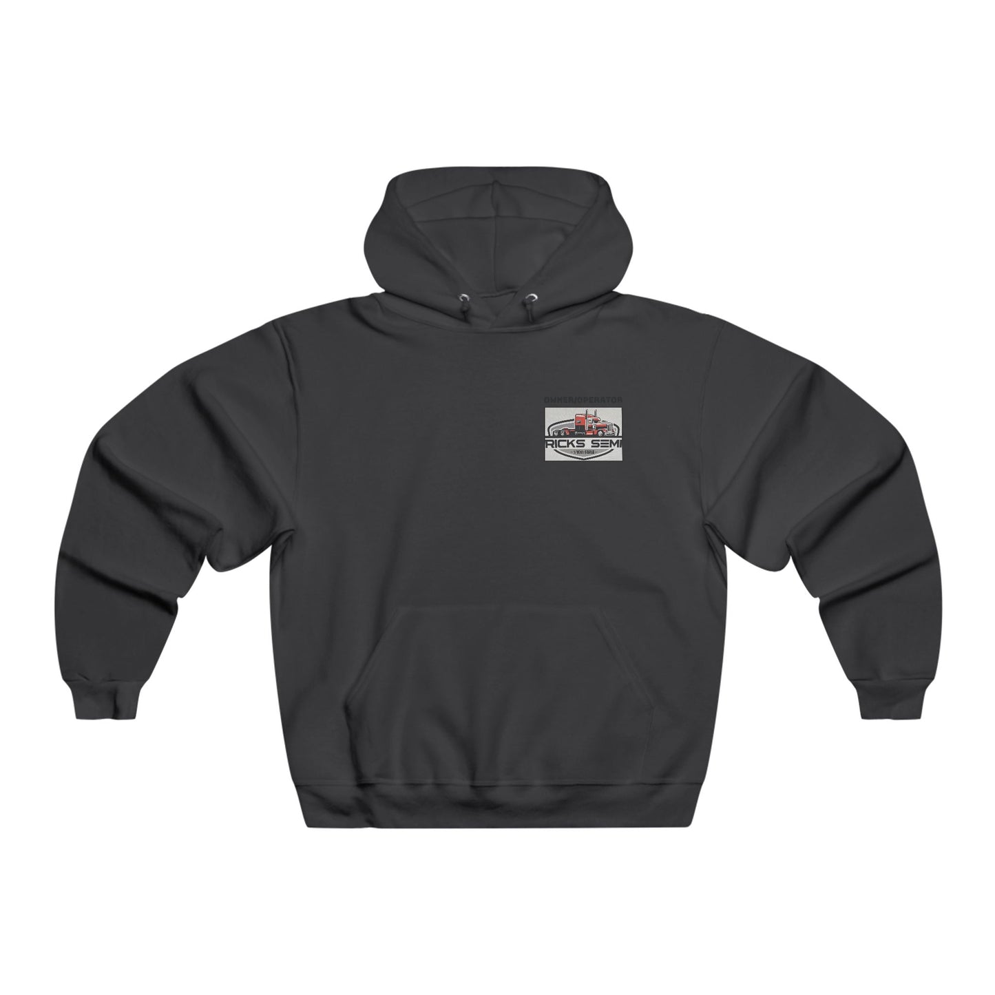 Rick's owner op Semi Trucks  Hooded Sweatshirt