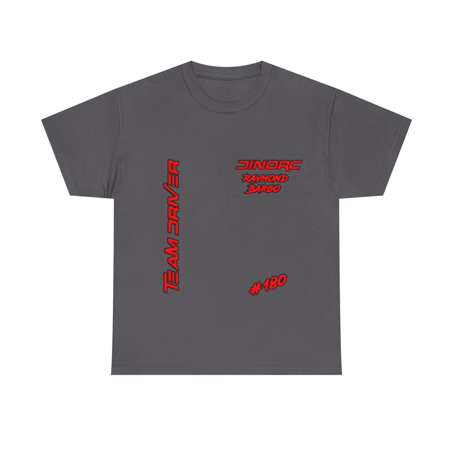 Raymond Bargo Front and Back DinoRc Logo T-Shirt S-5x 5 colors