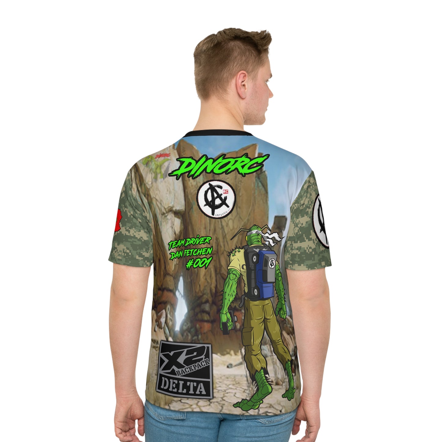 Dan Fetchen Carry ALL RC Men's Loose T-shirt (AOP)