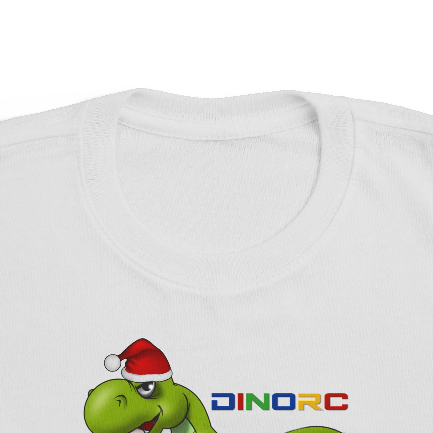 Merry Christmas DinoRC Christmas Toddler's Fine Jersey Tee