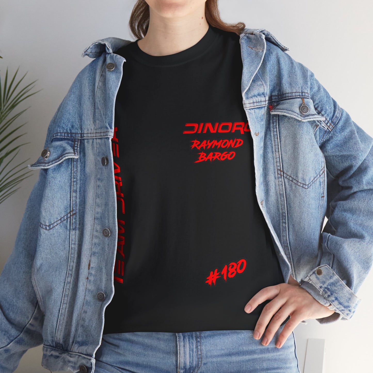 Raymond Bargo Front and Back DinoRc Logo T-Shirt S-5x 5 colors