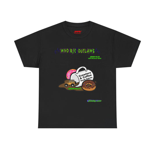Jordan Miller WYO R/C OUTLAWS DinoRc Logo T-Shirt S-5x Black Green