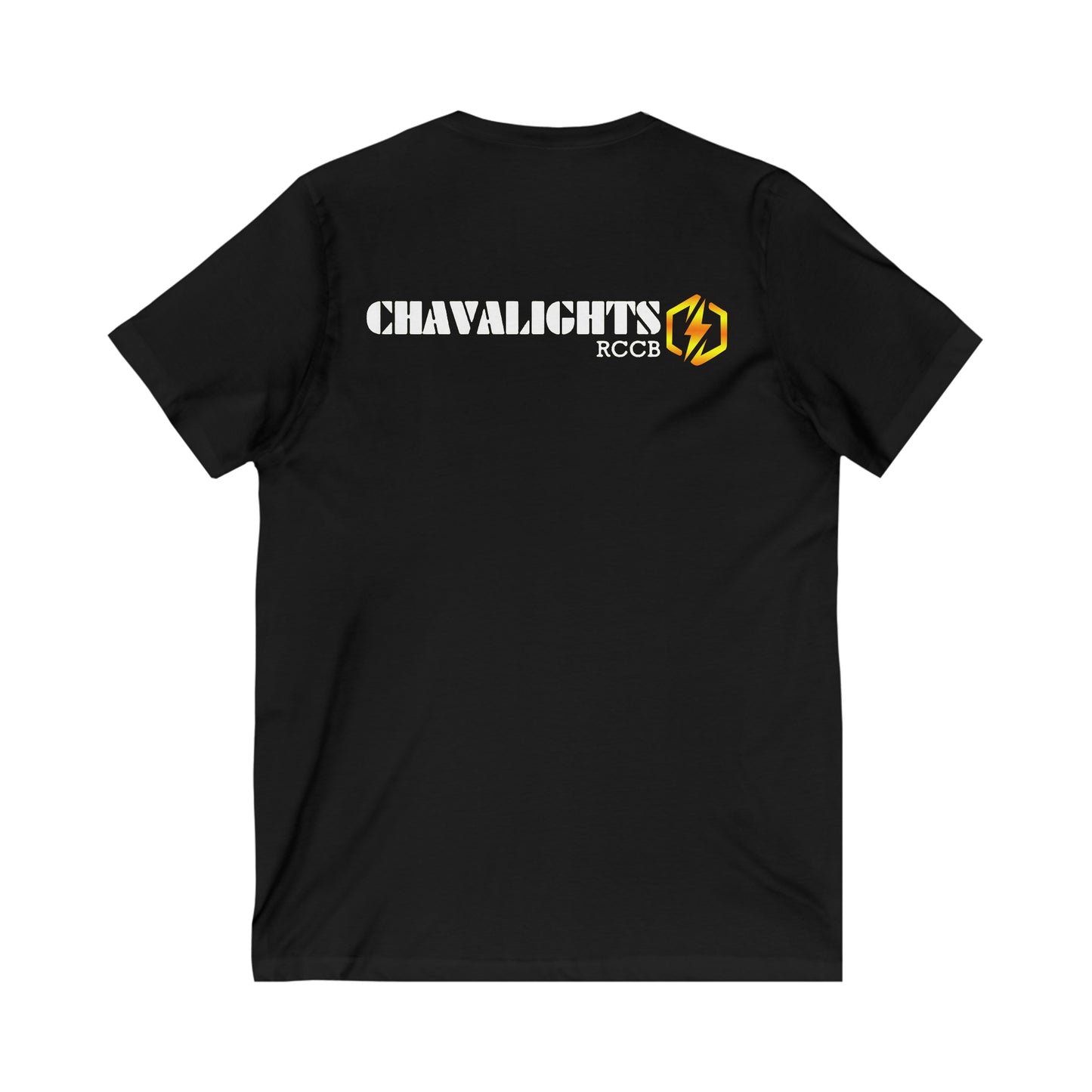 Chavalights Unisex Jersey Short Sleeve V-Neck Tee