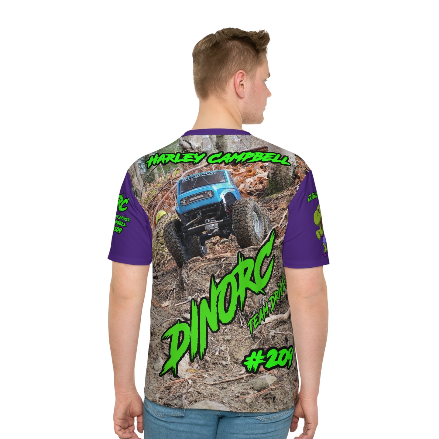 Harley Campbell Team Driver DinoRc Loose T-shirt (AOP)