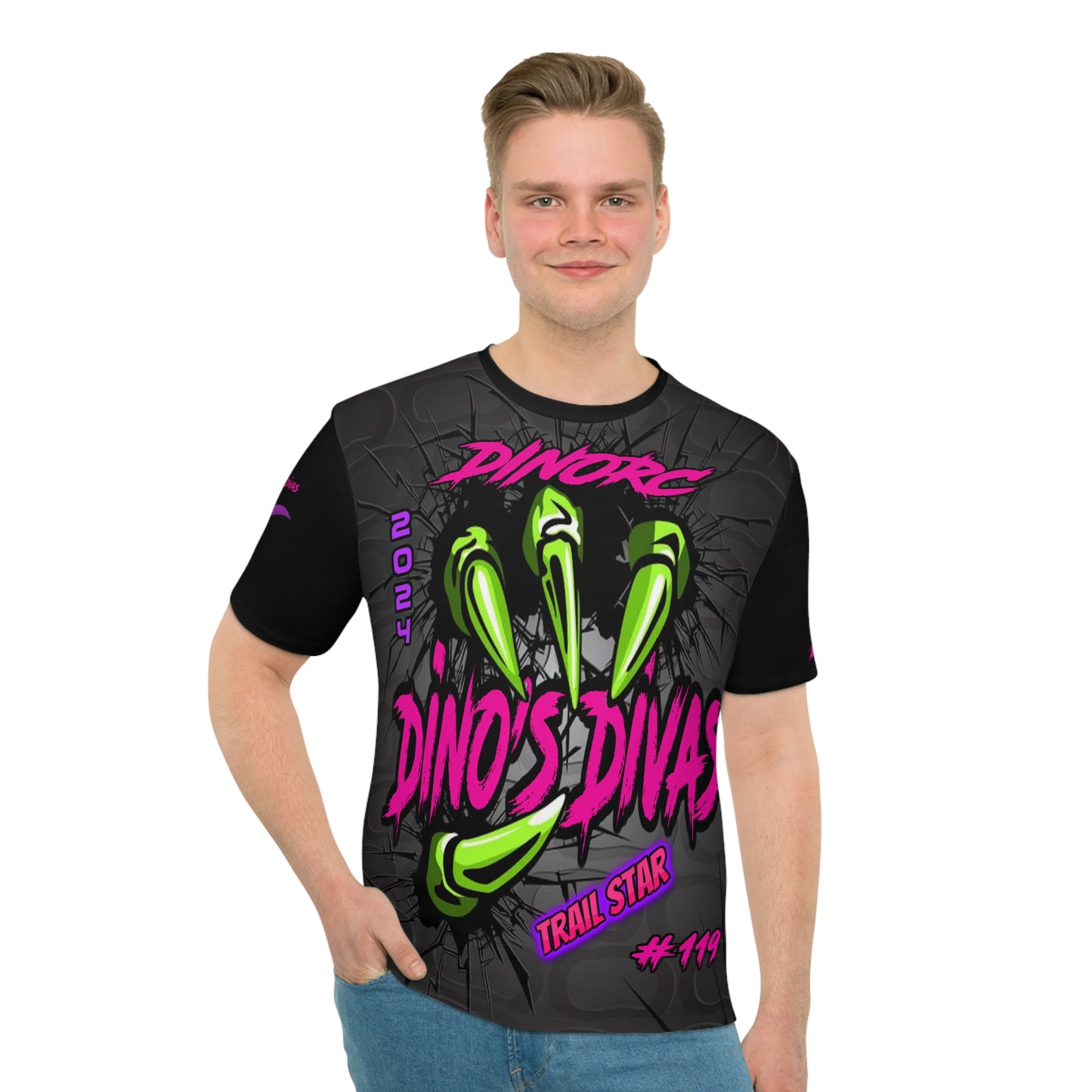 K. Mejia  Dino Divas Claw Team Driver Shirt  Loose T-shirt (AOP)