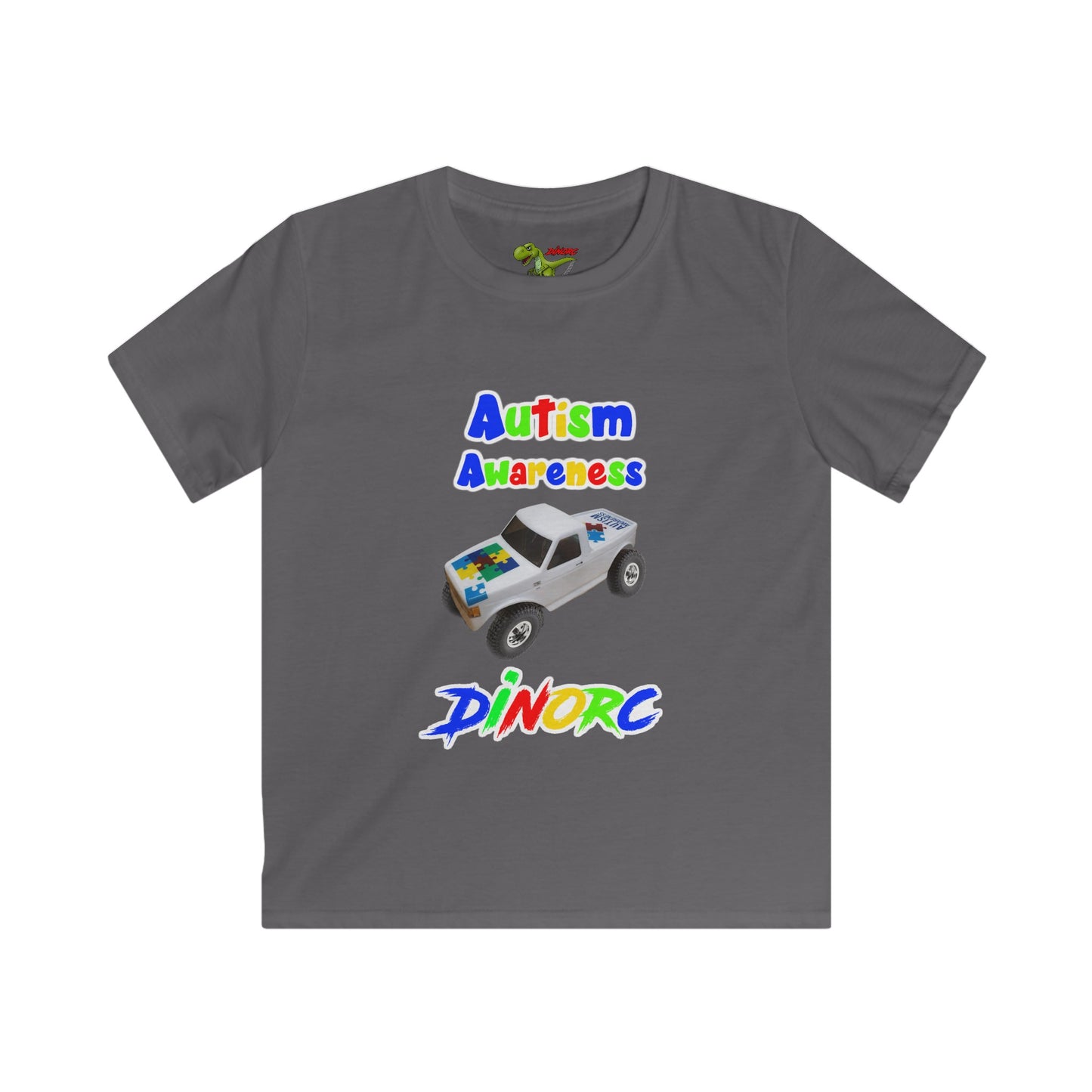 DinoRC 2024 Autism Awareness Kids  Tee