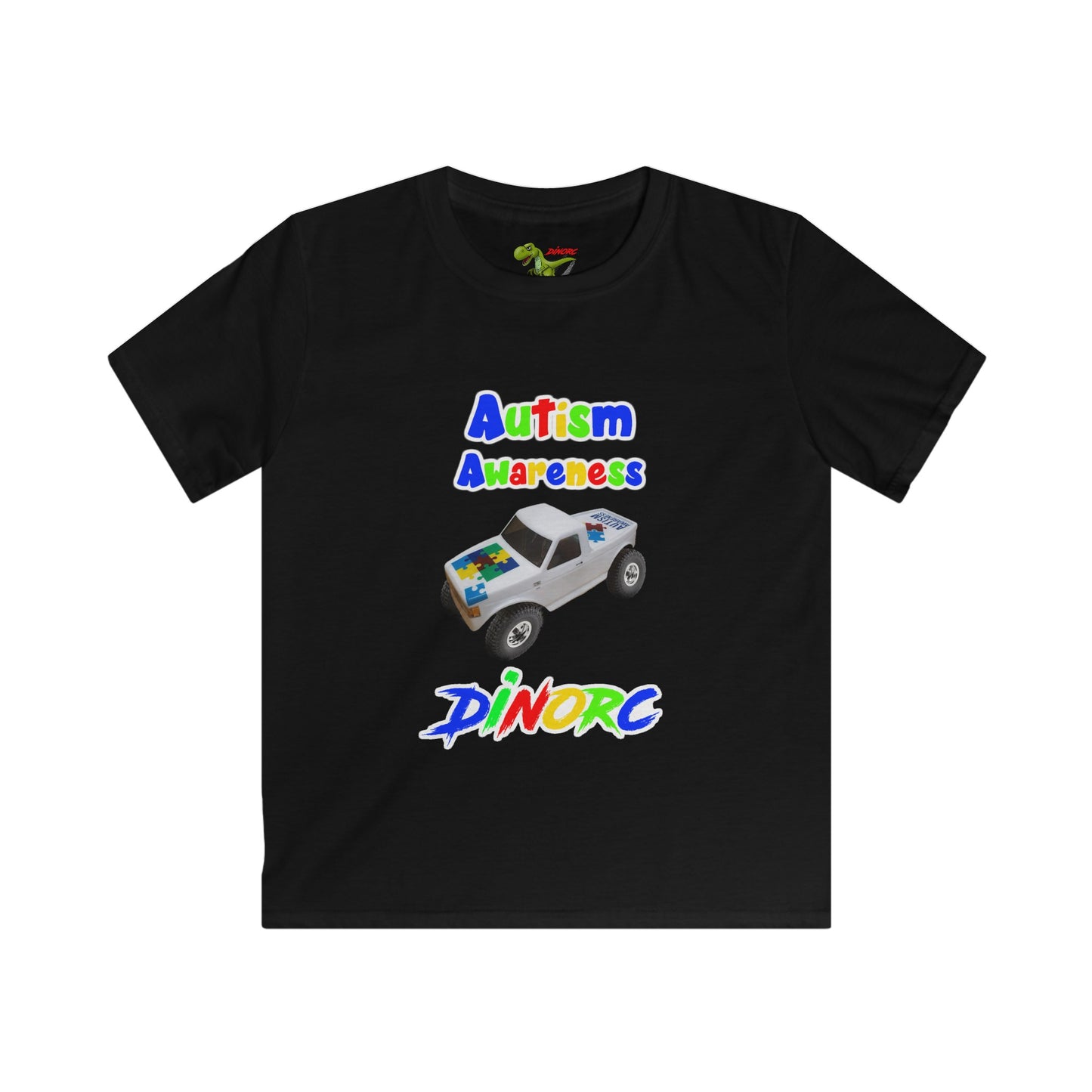 DinoRC 2024 Autism Awareness Kids  Tee