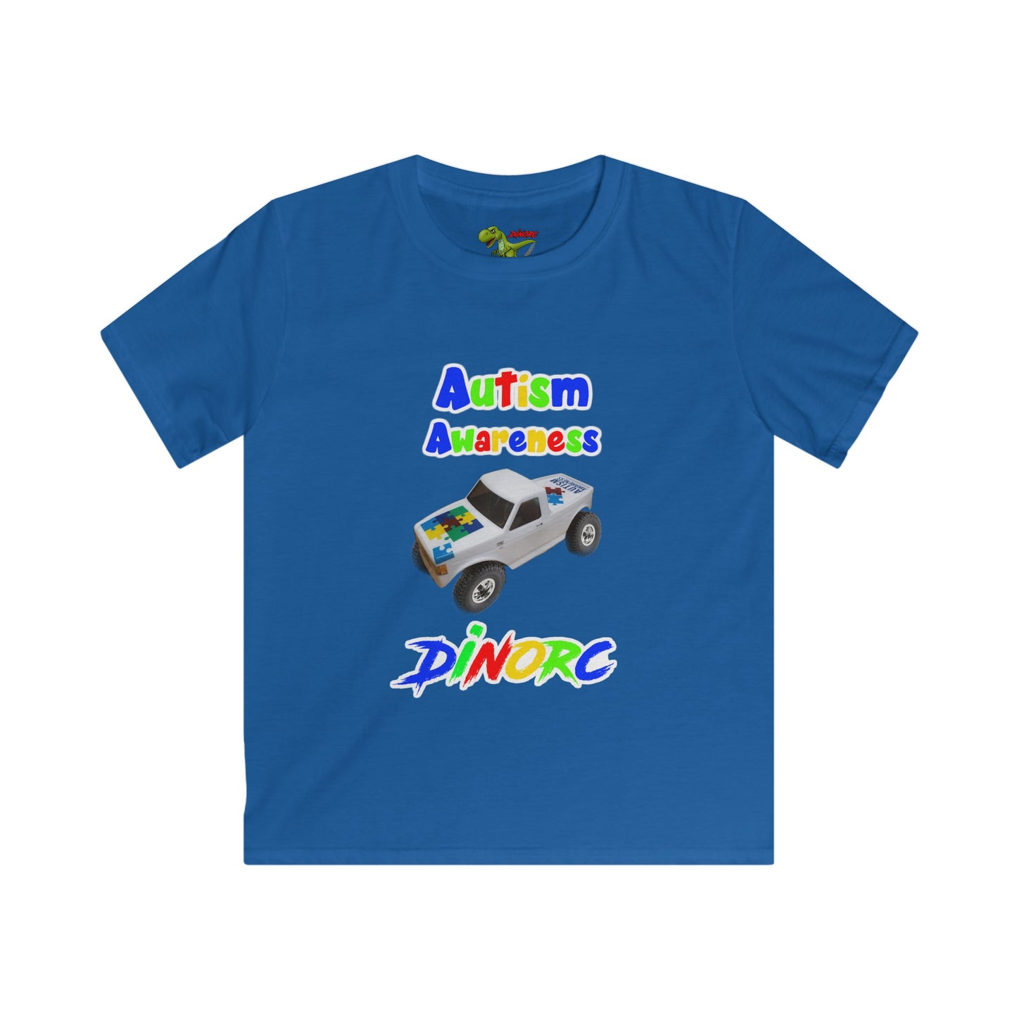 DinoRC 2024 Autism Awareness Kids  Tee