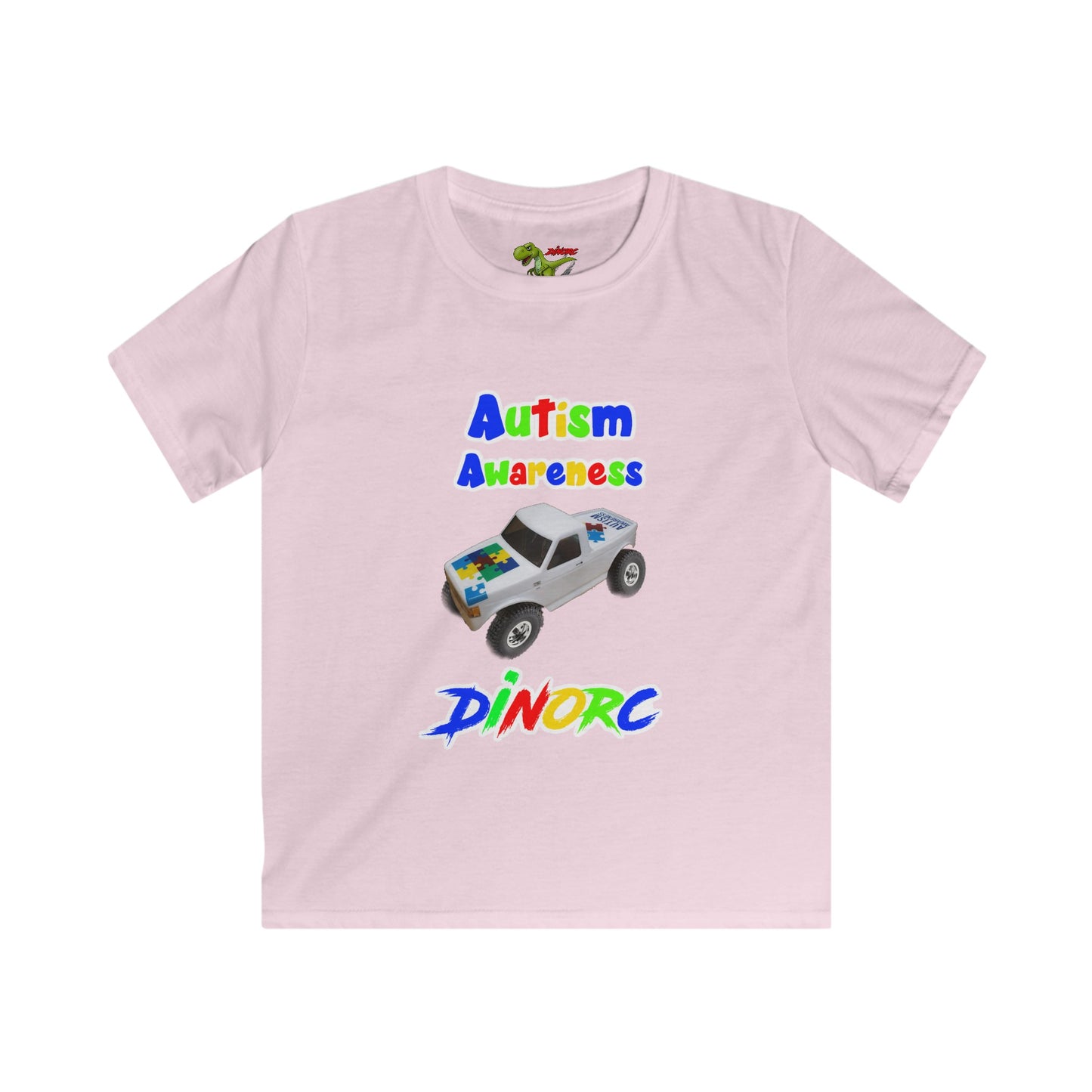 DinoRC 2024 Autism Awareness Kids  Tee