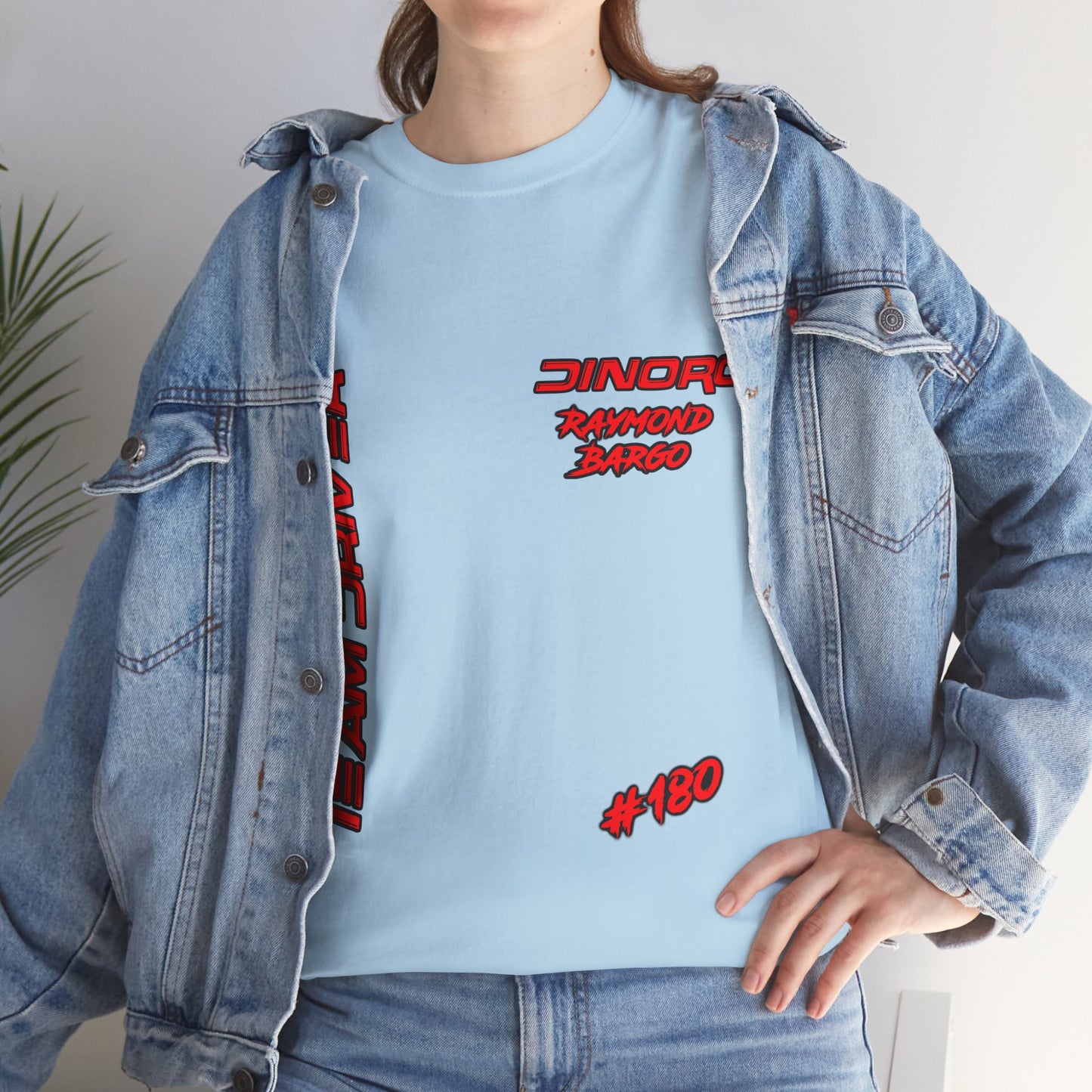 Raymond Bargo Front and Back DinoRc Logo T-Shirt S-5x 5 colors