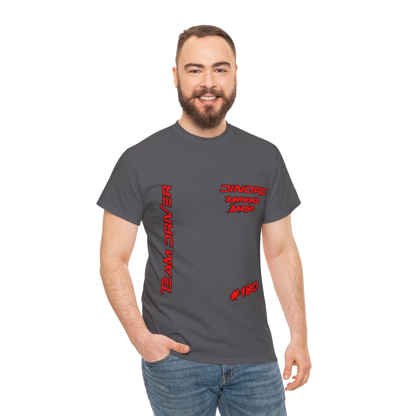 Raymond Bargo Front and Back DinoRc Logo T-Shirt S-5x 5 colors
