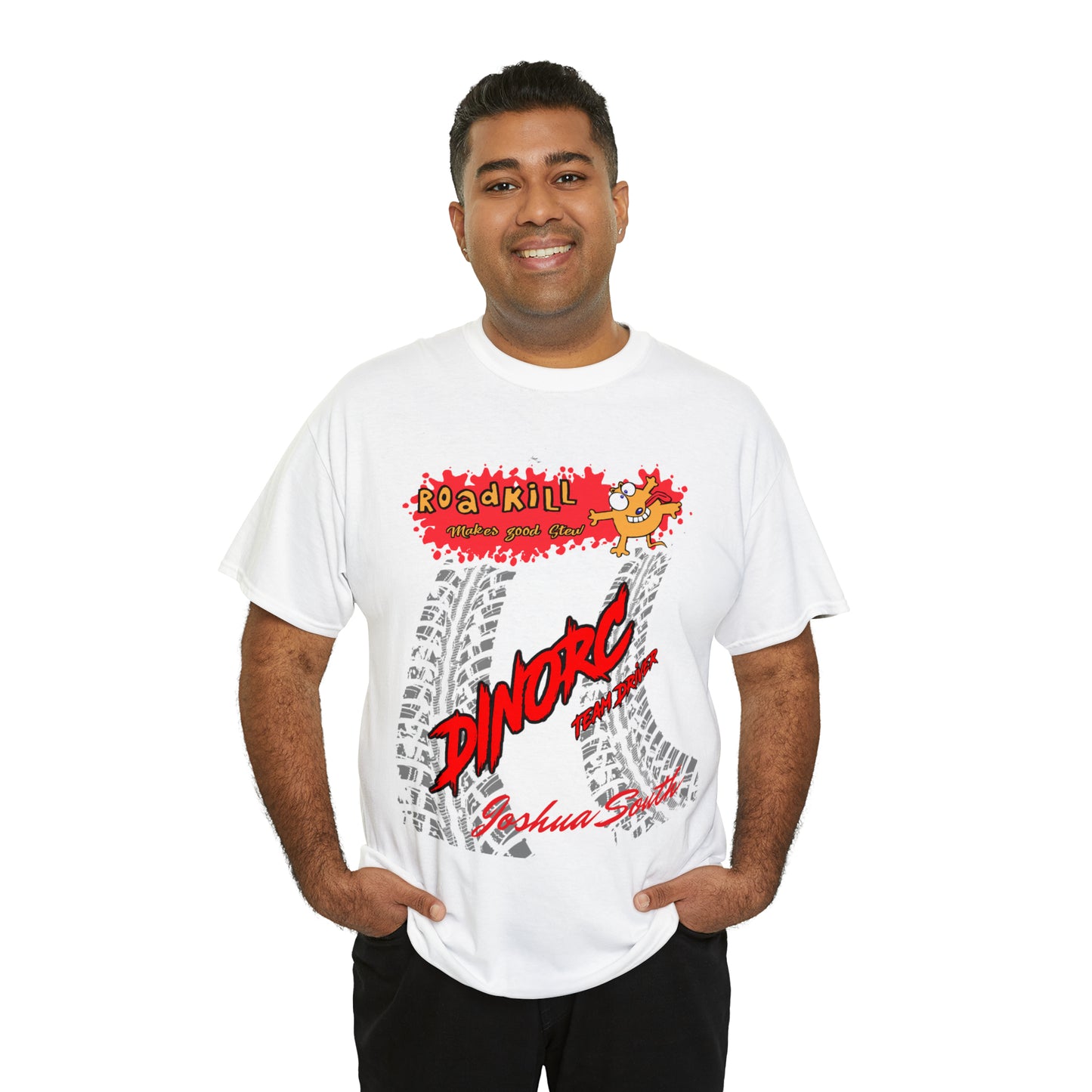 Joshua South of Funny Road Kill DinoRC  Logo T-Shirt S-5x