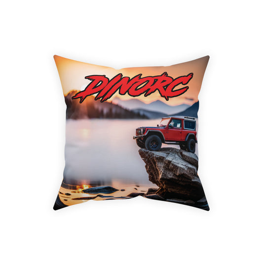 DinoRC Logo Black Pillow