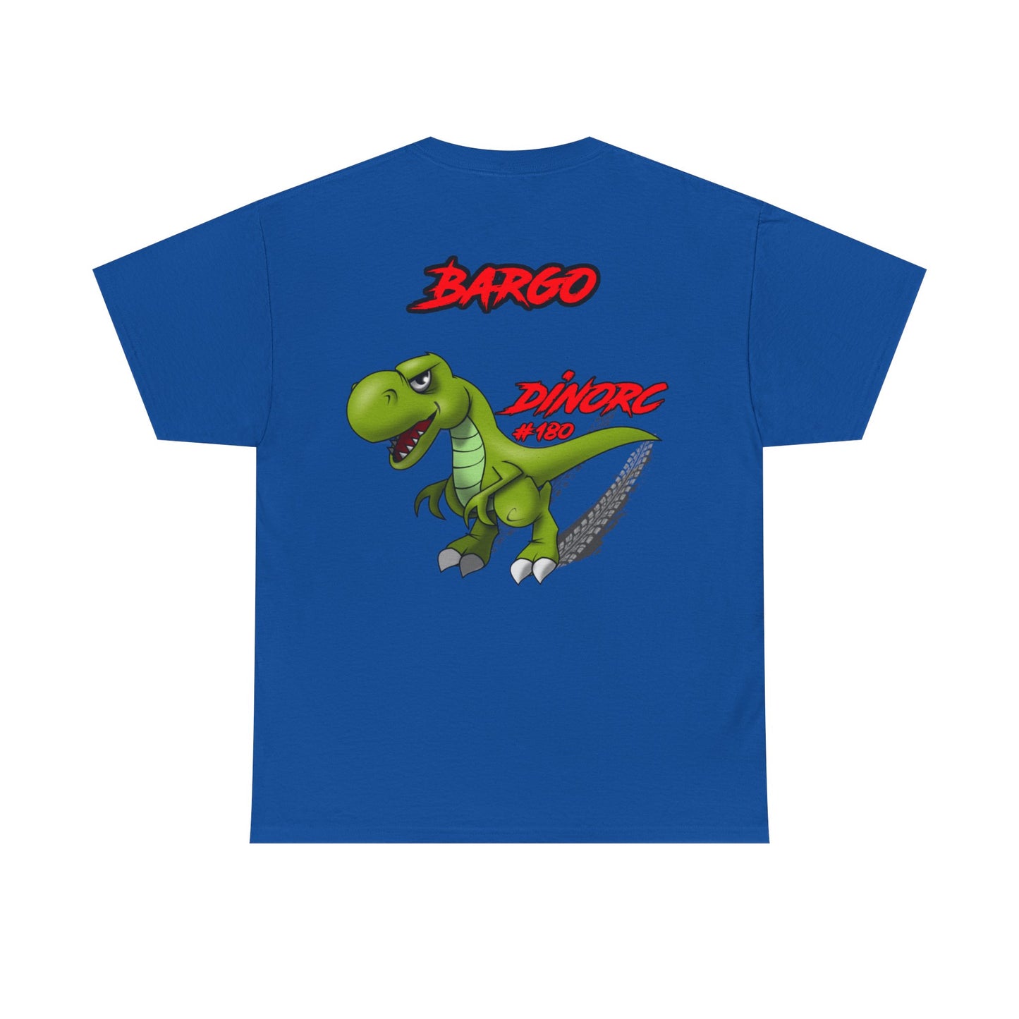Raymond Bargo Front and Back DinoRc Logo T-Shirt S-5x 5 colors