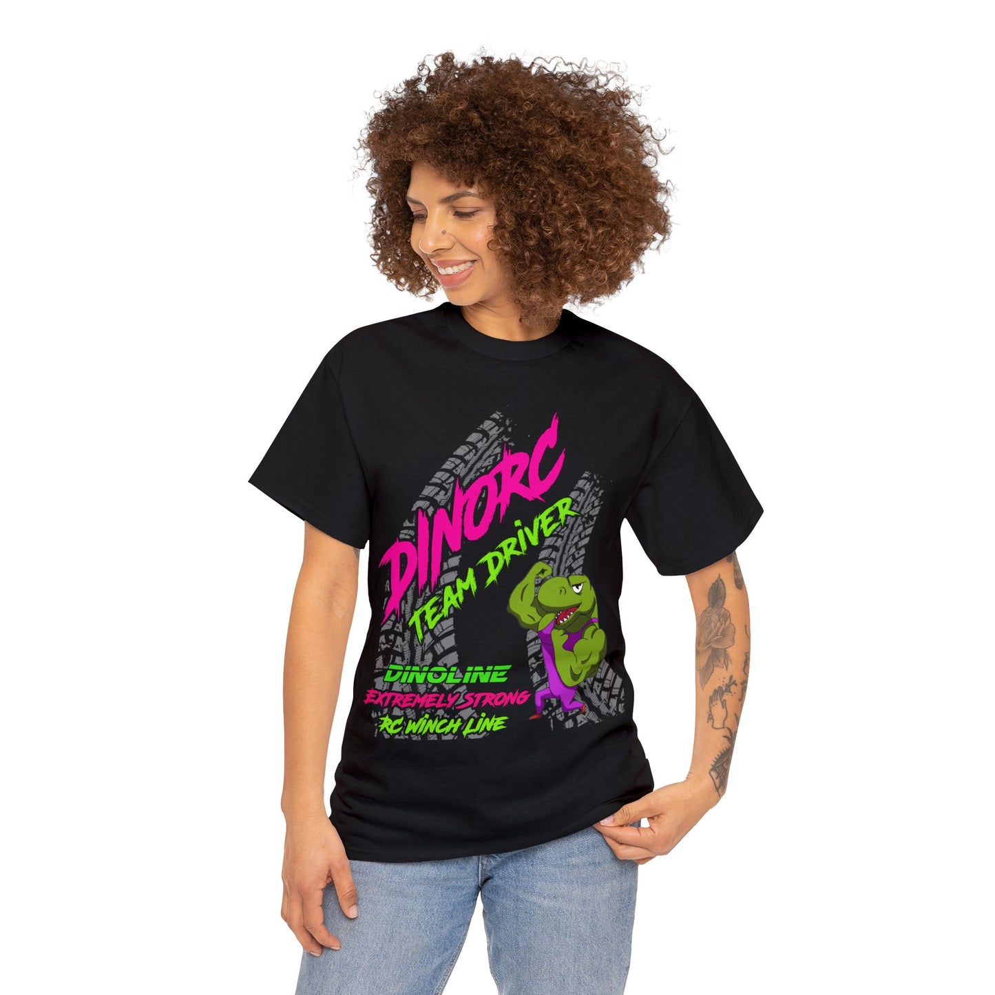 Wrestler Dino DinoRC  Logo T-Shirt S-5x