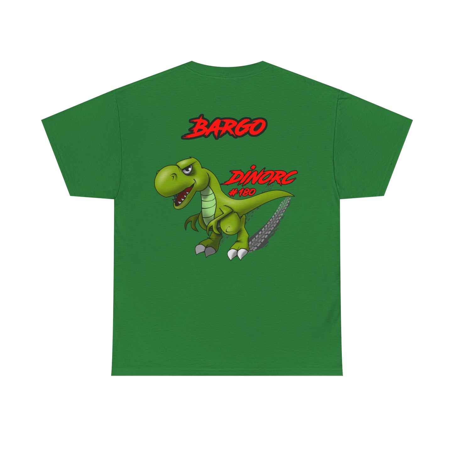 Raymond Bargo Front and Back DinoRc Logo T-Shirt S-5x 5 colors