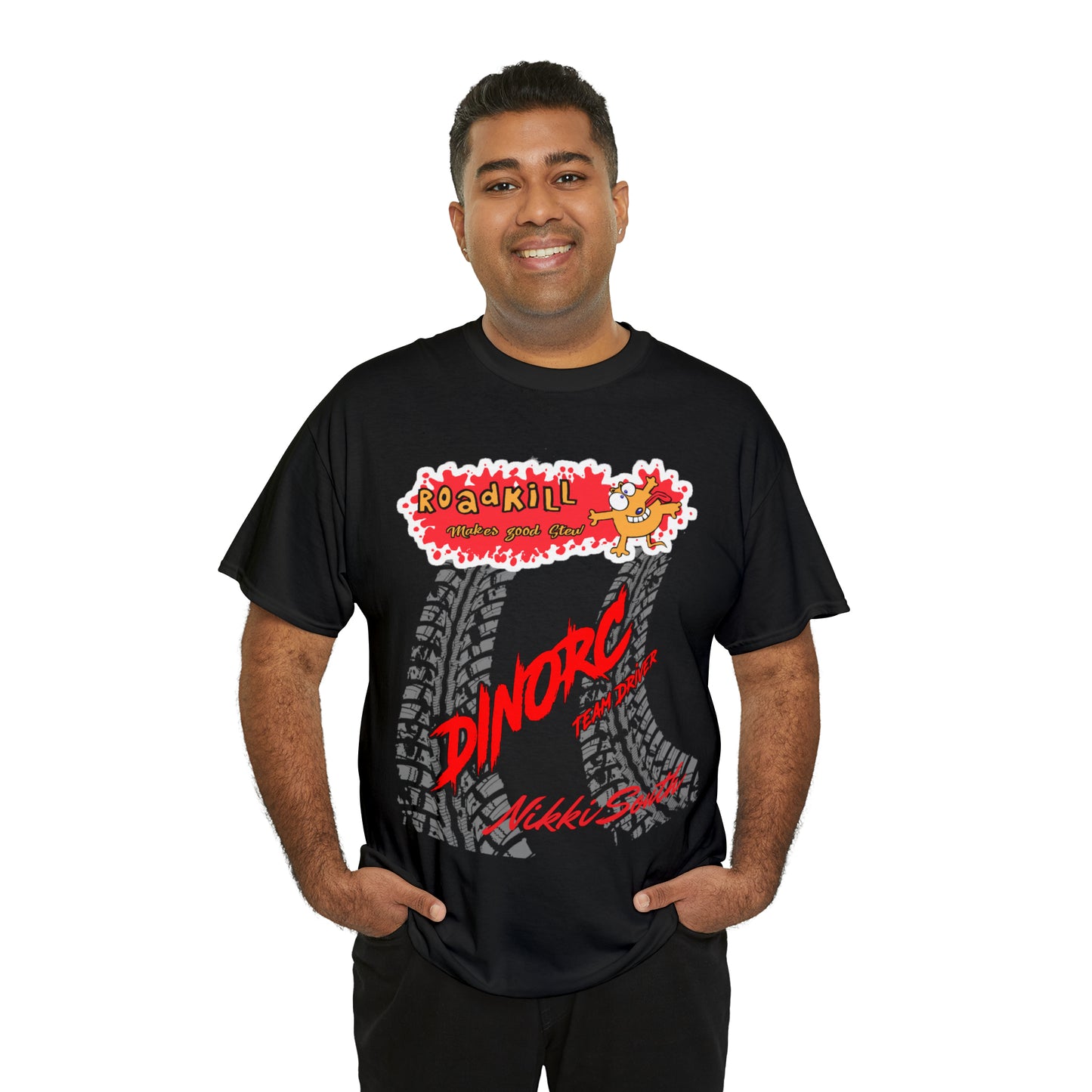 Funny Road Kill DinoRC  Logo T-Shirt S-5x