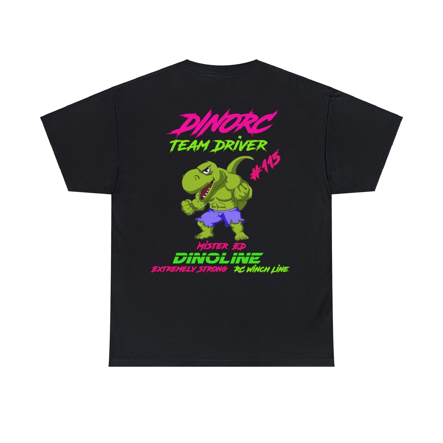 Mister Ed Muscle Dino DinoRC  Logo T-Shirt S-5x