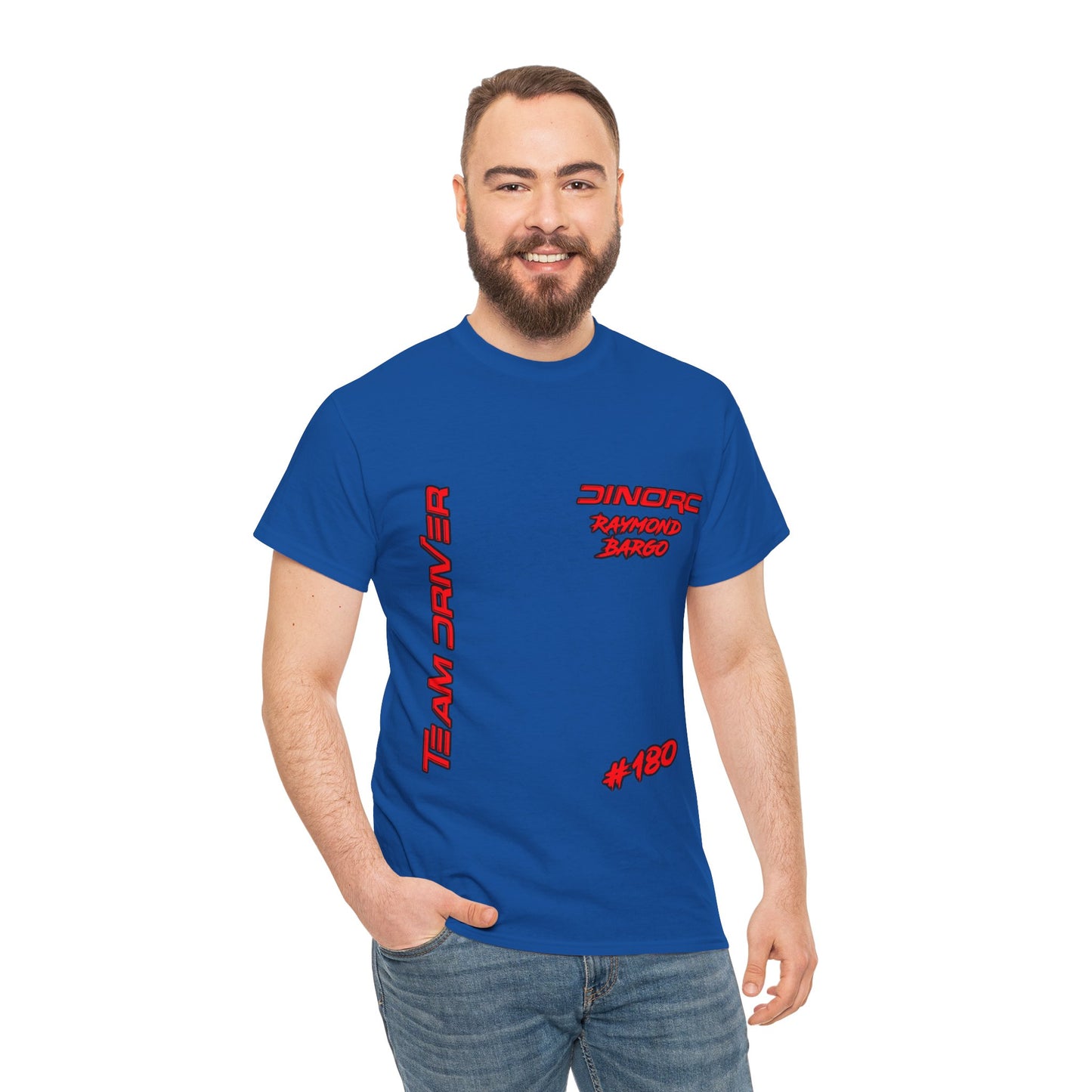 Raymond Bargo Front and Back DinoRc Logo T-Shirt S-5x 5 colors