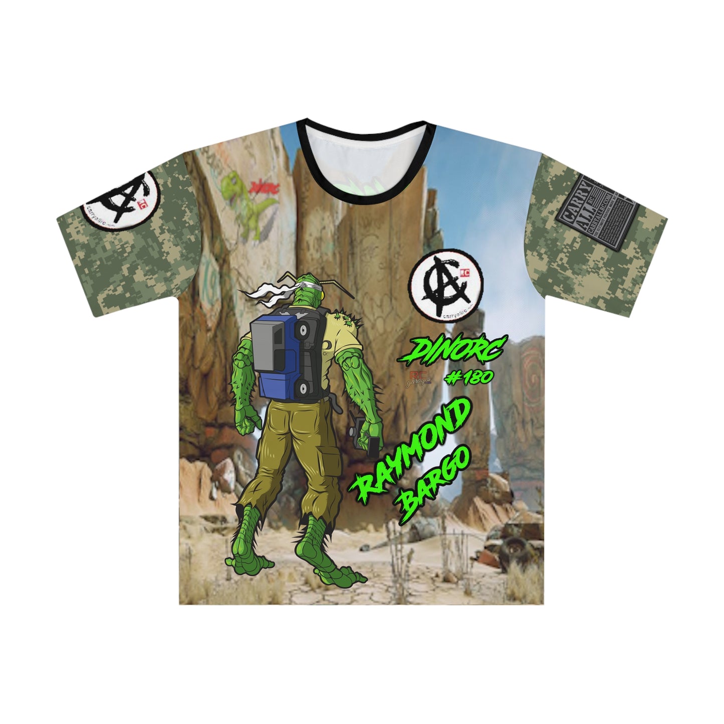 Raymond Bargo Carry ALL RC Men's Loose T-shirt (AOP)