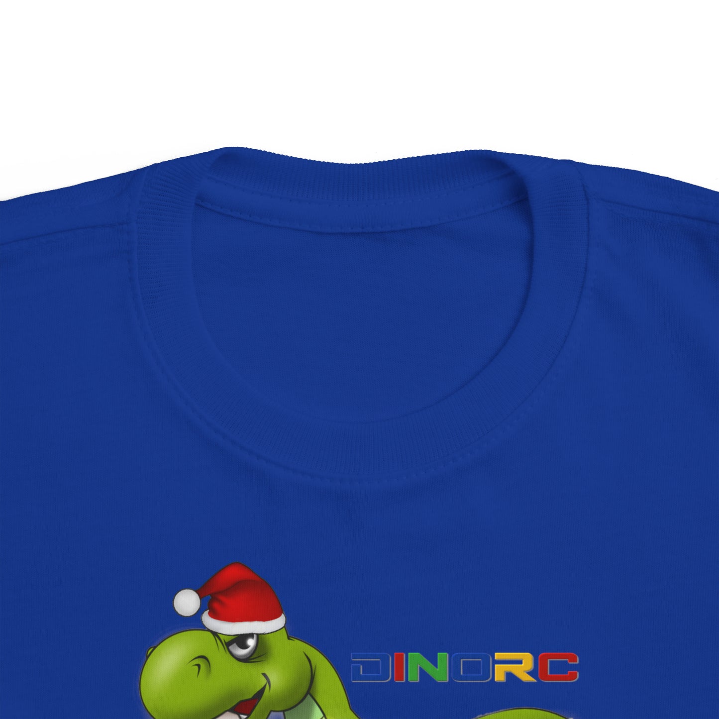 Merry Christmas DinoRC Christmas Toddler's Fine Jersey Tee