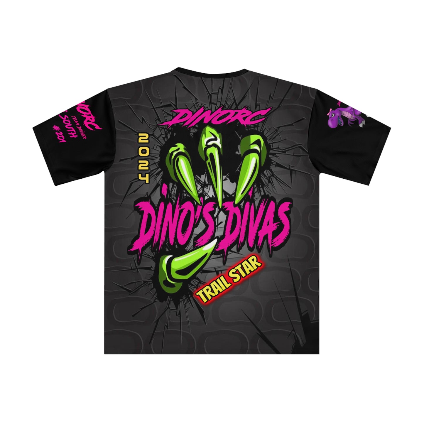 Dino Divas Claw Team Driver Shirt  Loose T-shirt (AOP)