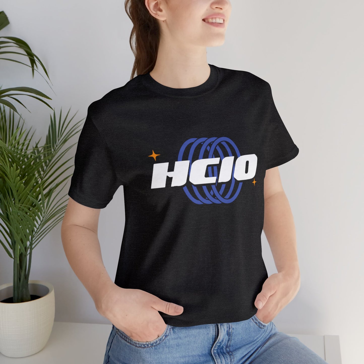 HCIO White Logo T