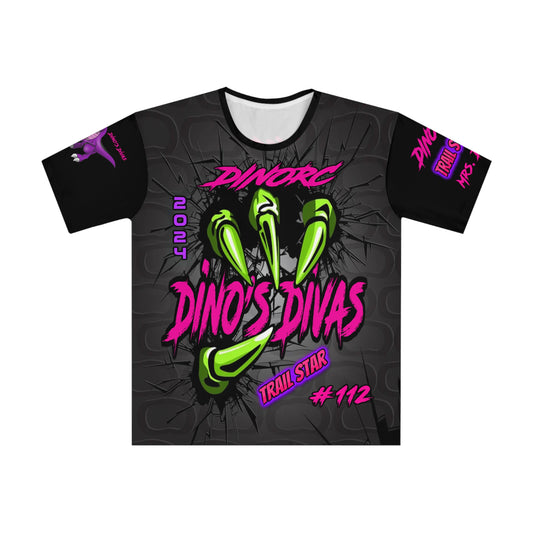 Custom Giveaway Mrs DEE  Dino Divas Claw Team Driver Shirt  Loose T-shirt (AOP)