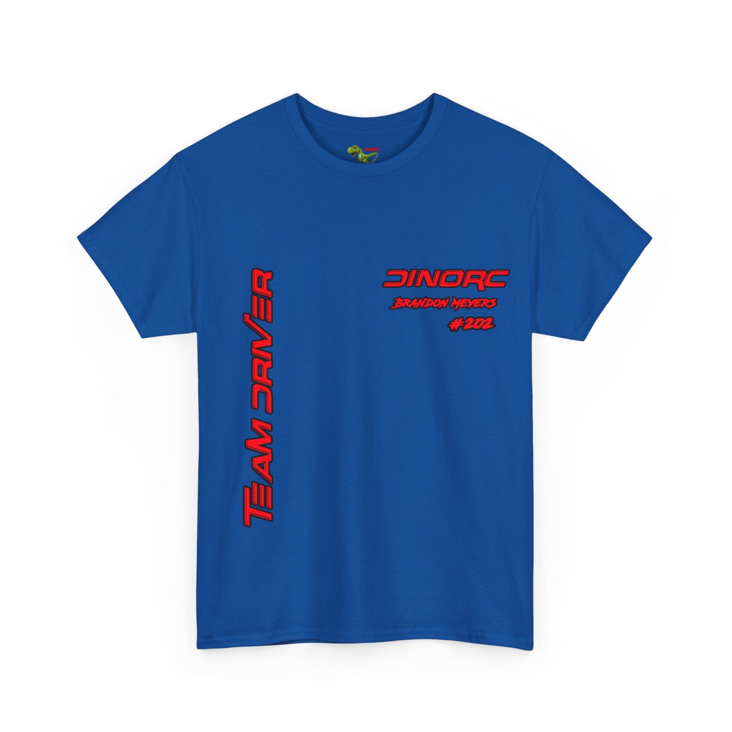 Team Driver Brandon Meyers Front and Back DinoRc Logo T-Shirt S-5x 5 colors