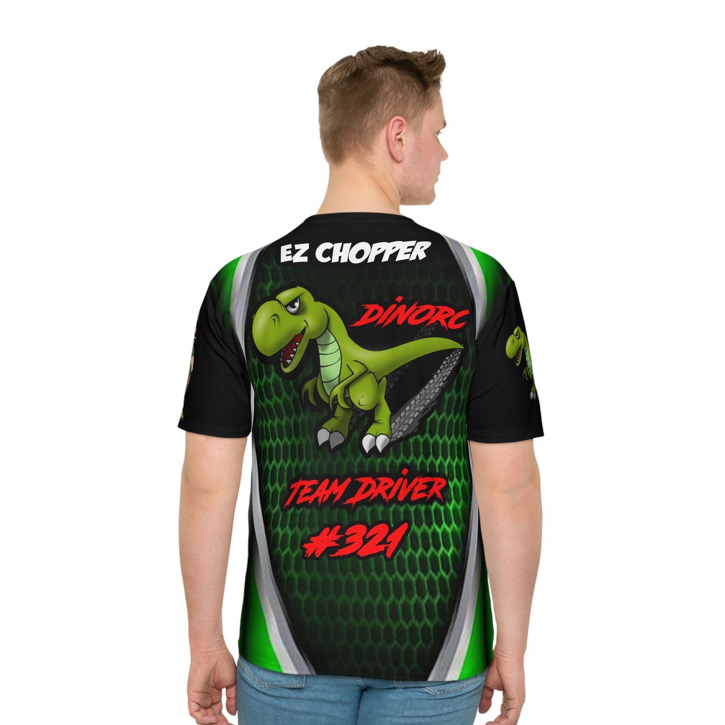 EZ Chopper Team Driver DinoRc Loose T-shirt (AOP)