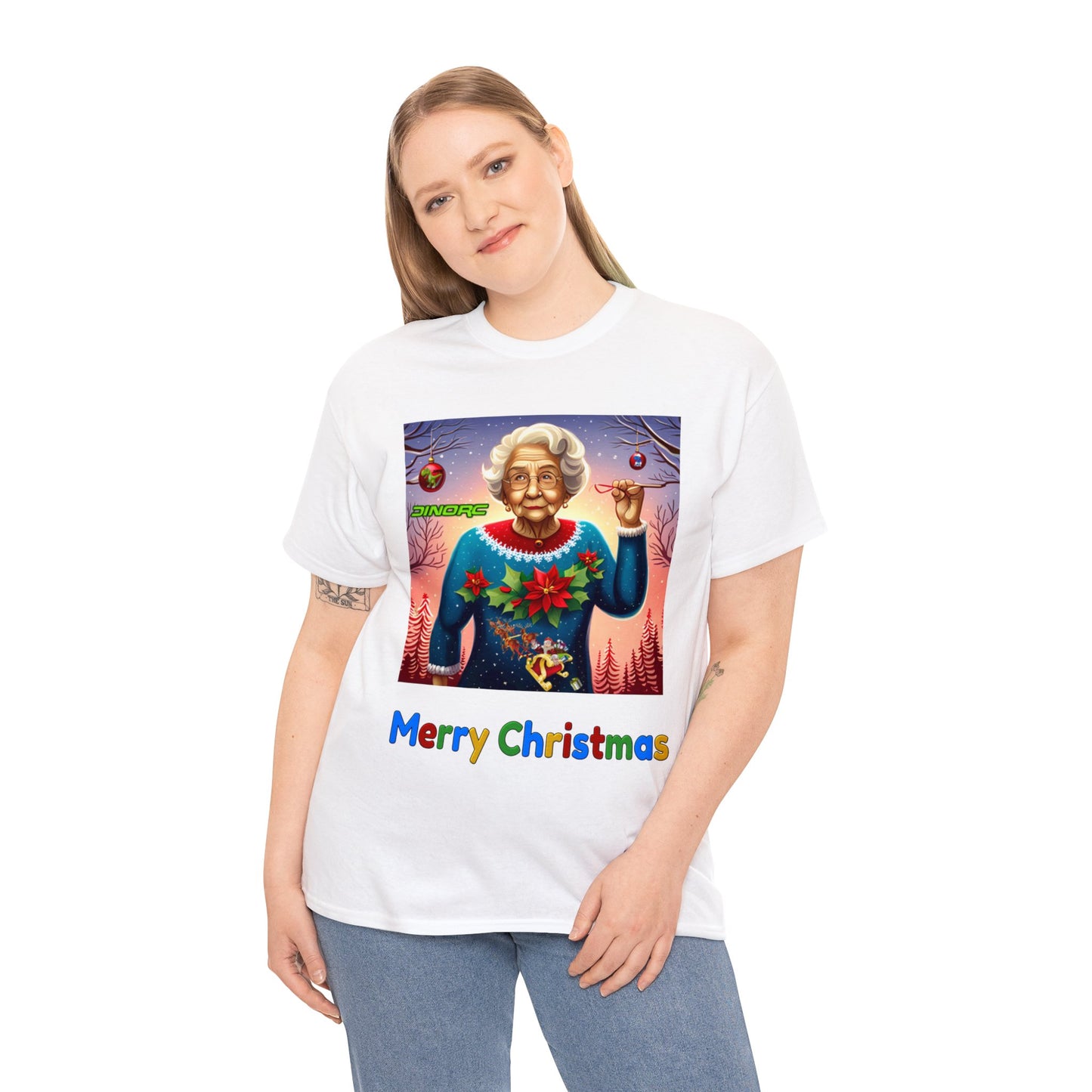 Ugly Christmas DinoRC Logo Front T-Shirt 10 colors  S-5x