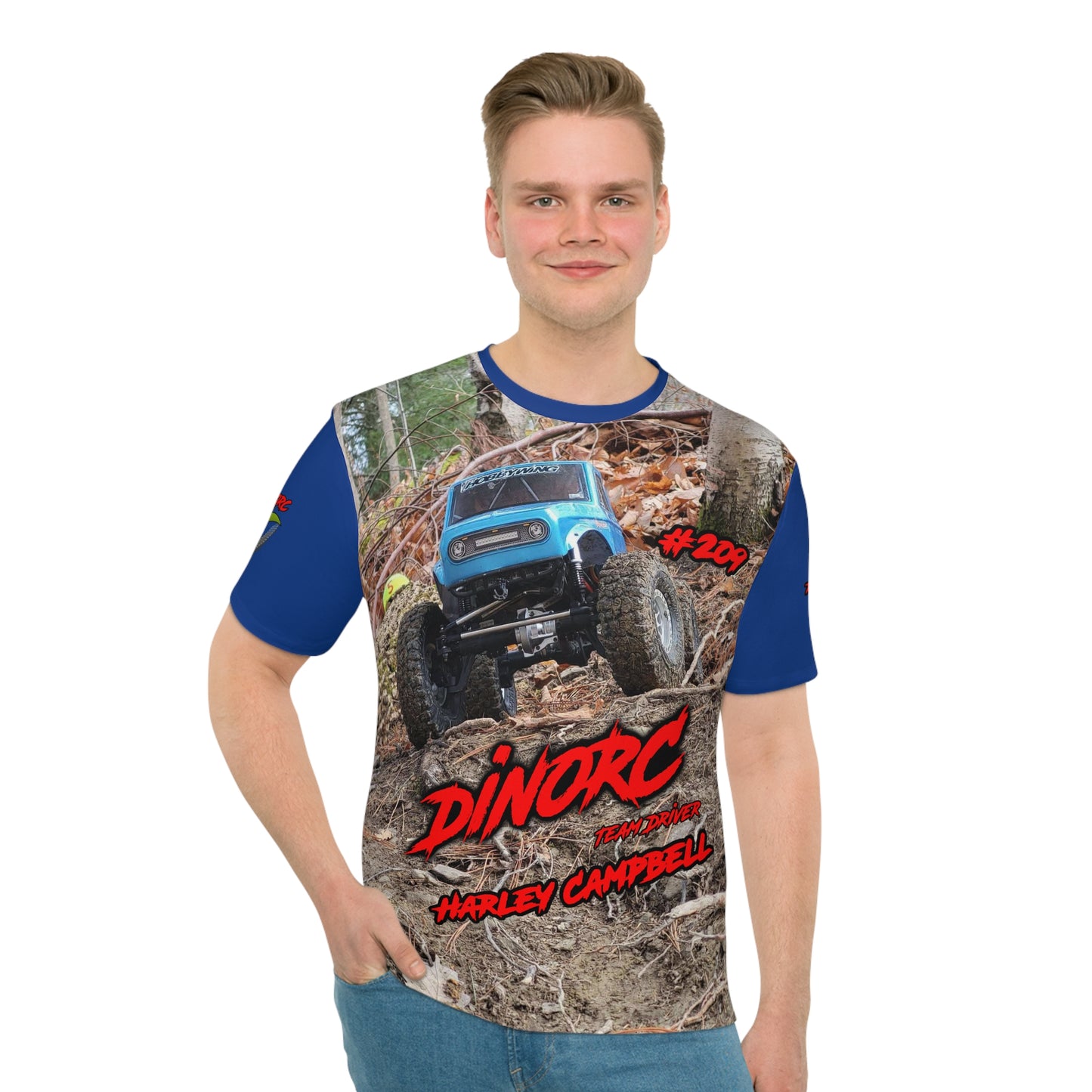 Harley Campbell Team Driver DinoRc Loose T-shirt (AOP)