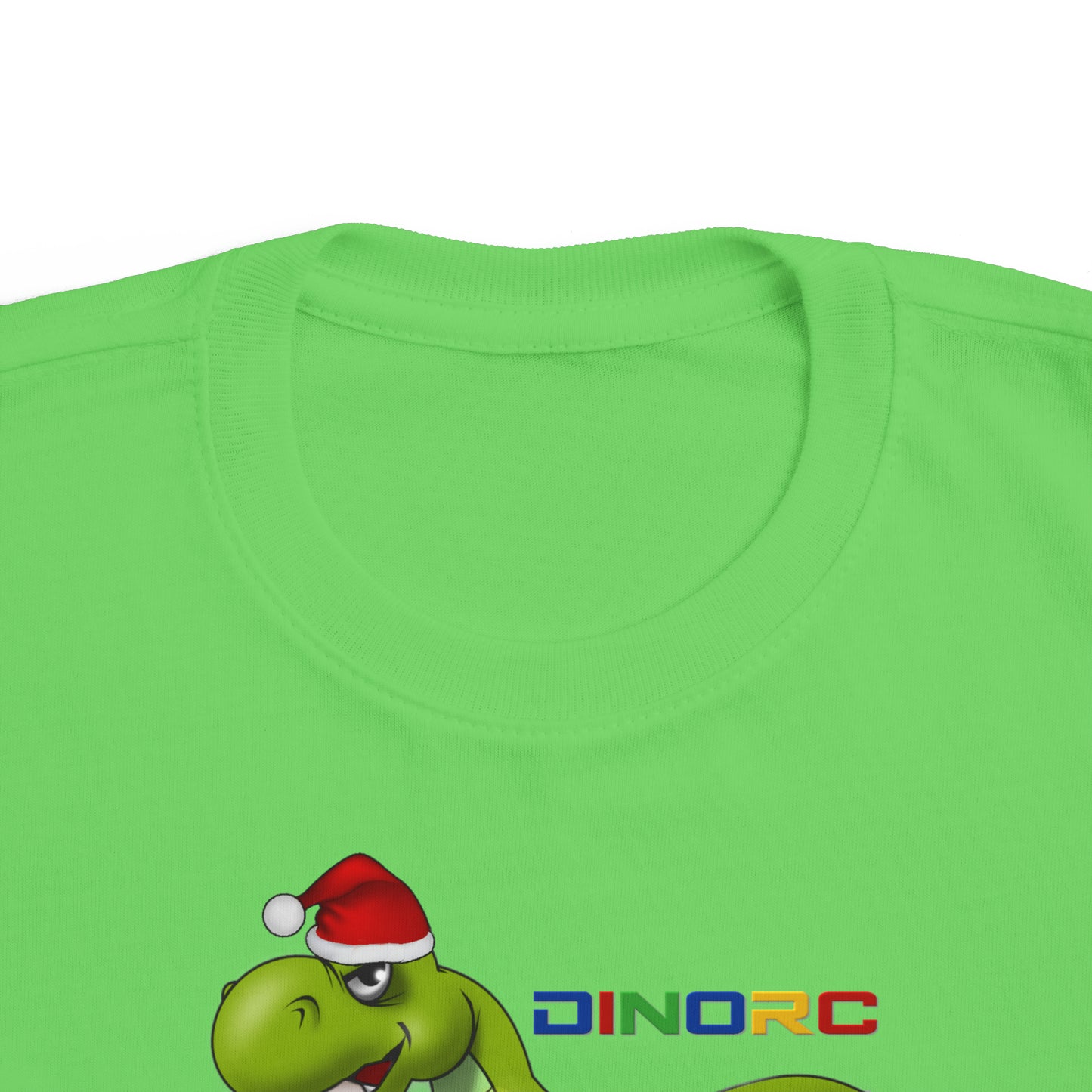 Merry Christmas DinoRC Christmas Toddler's Fine Jersey Tee