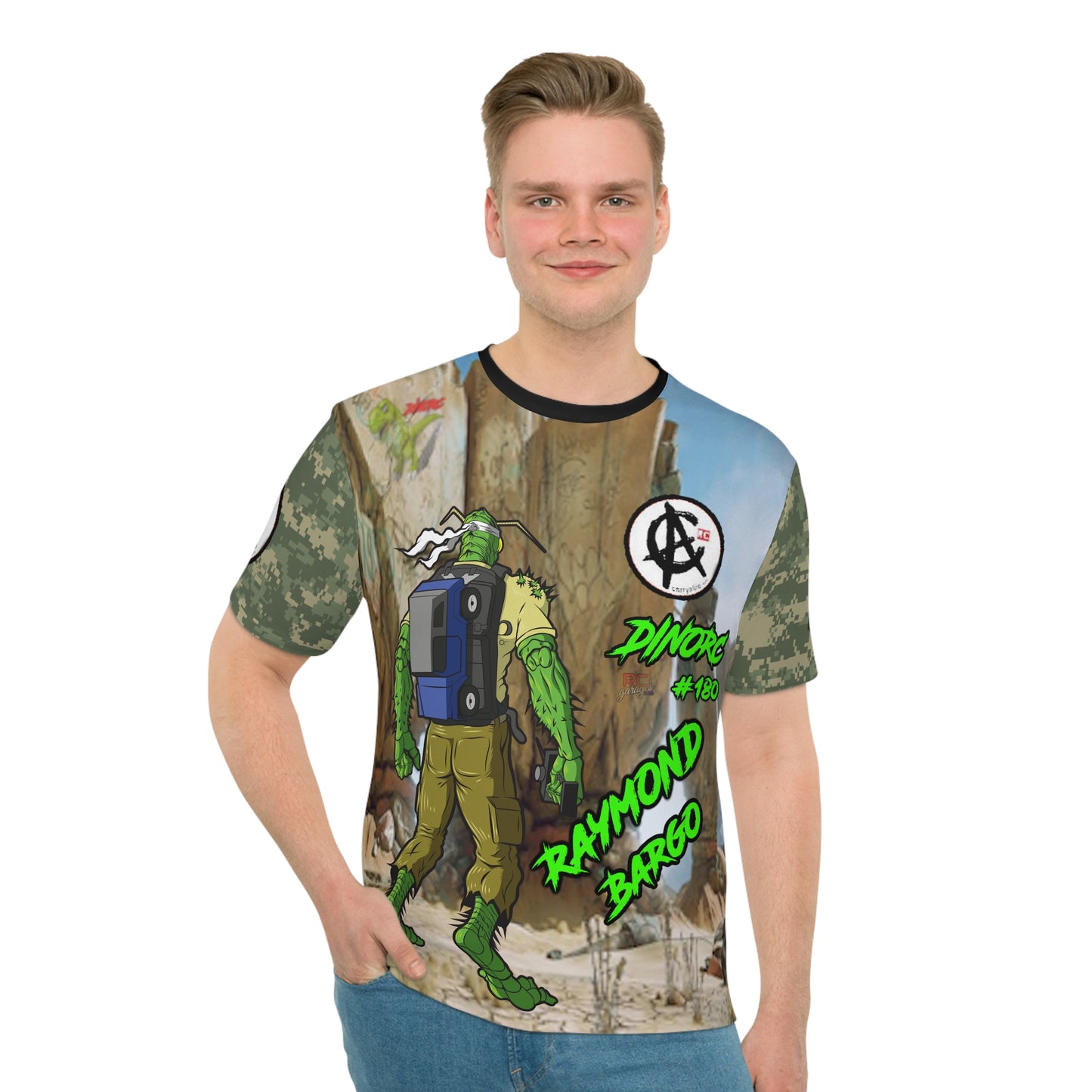 Raymond Bargo Carry ALL RC Men's Loose T-shirt (AOP)