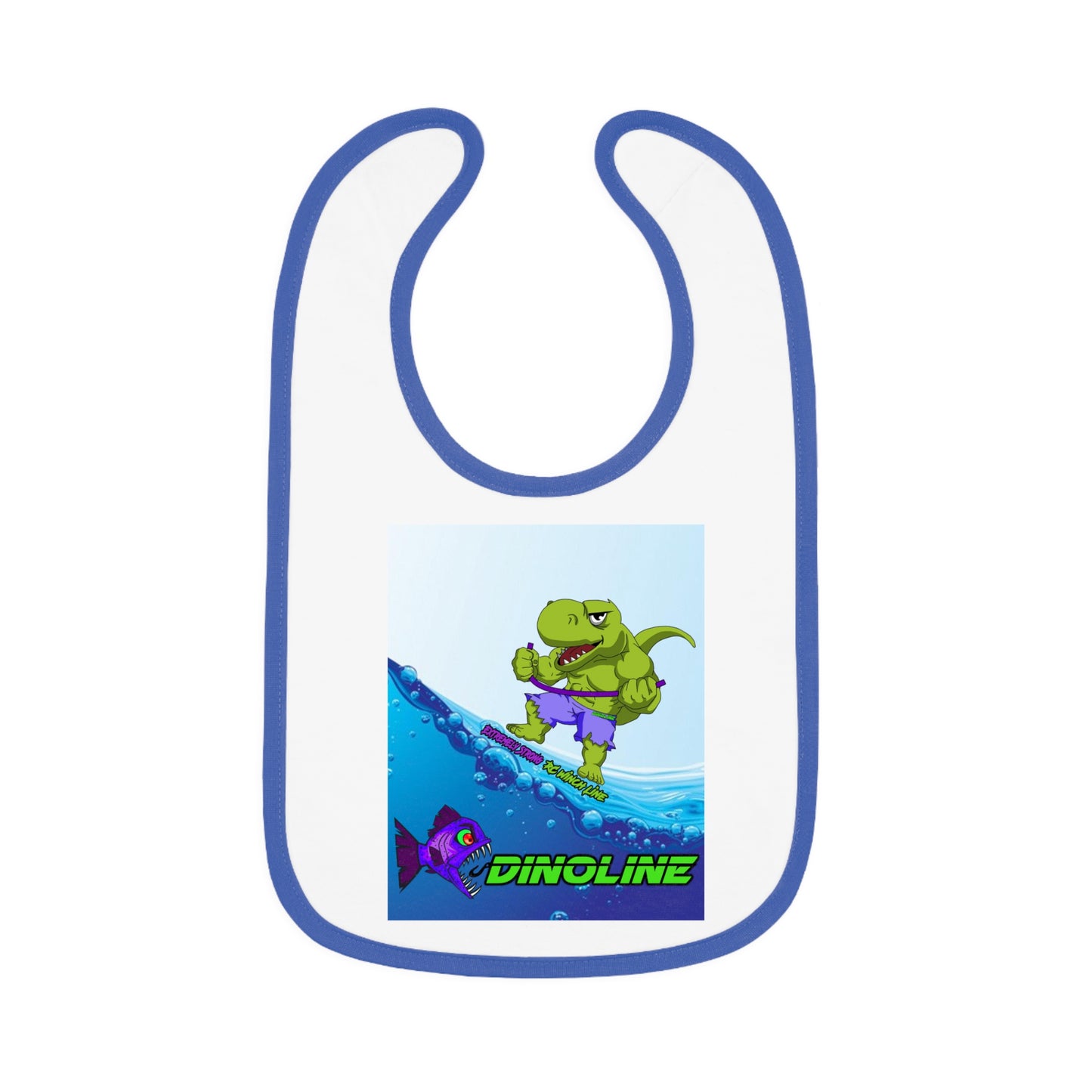 DinoRC Kids Rock Dino Family Baby Jersey Bib