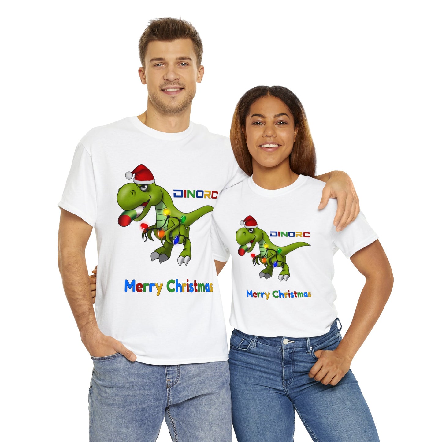 Merry Christmas DinoRC  Logo T-Shirt S-5x