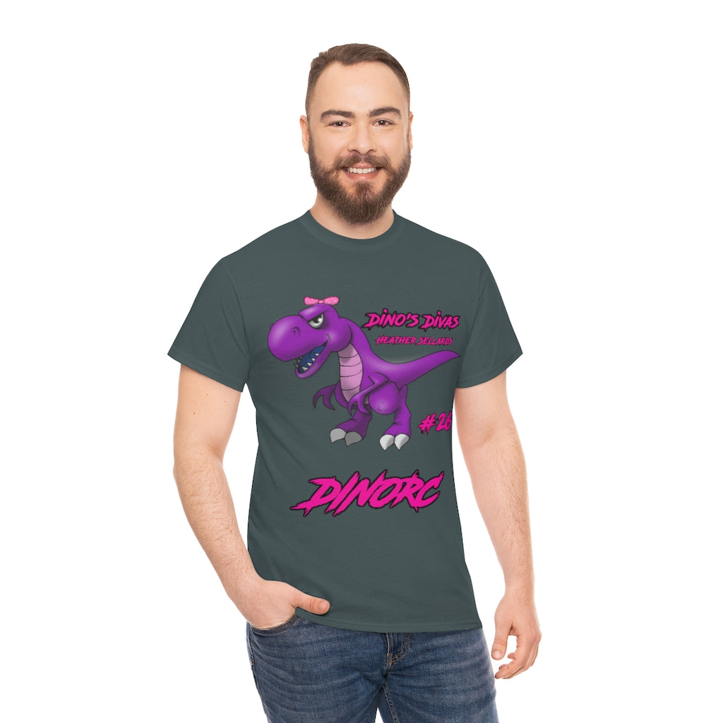 Heather Sellards Team Driver Dino's Divas DinoRc Logo T-Shirt S-5x