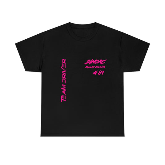 Team Driver Ashley Collins Dino's Divas Front and Back DinoRc Logo T-Shirt S-5x 5 colors