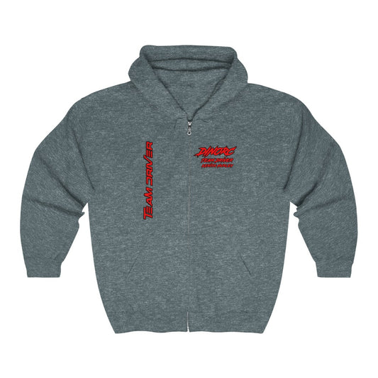 Team Driver Kenith Hurley  Zip UP Hoodie Front Back DinoRC Logo Heavy Blend™ Full Zip Hooded Sweatshirt