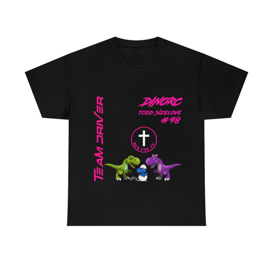 Team Driver Todd Sizelove truck logo Front and Back DinoRc Logo T-Shirt S-5x 5 colors