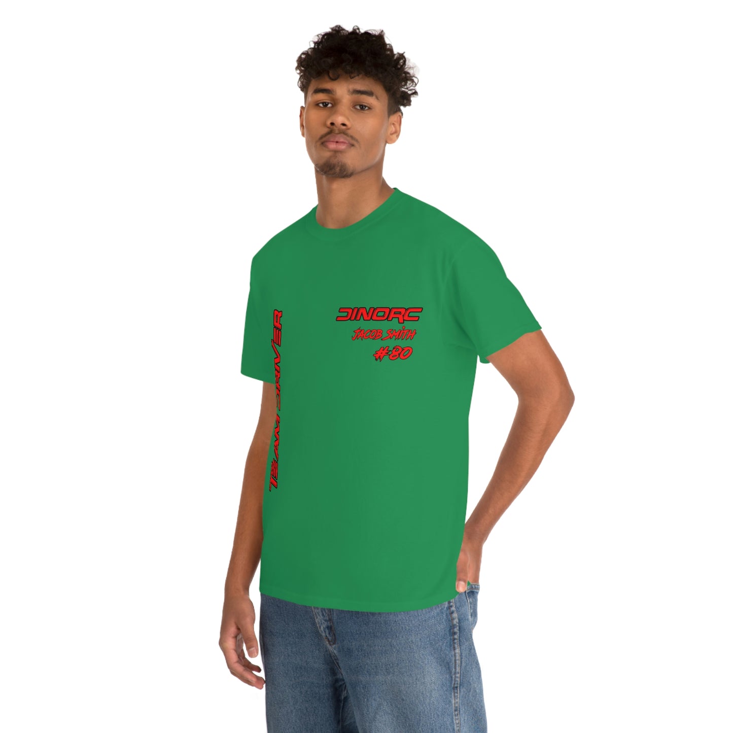 Team Driver Jacob Smith  Front and Back DinoRc Logo T-Shirt S-5x 5 colors