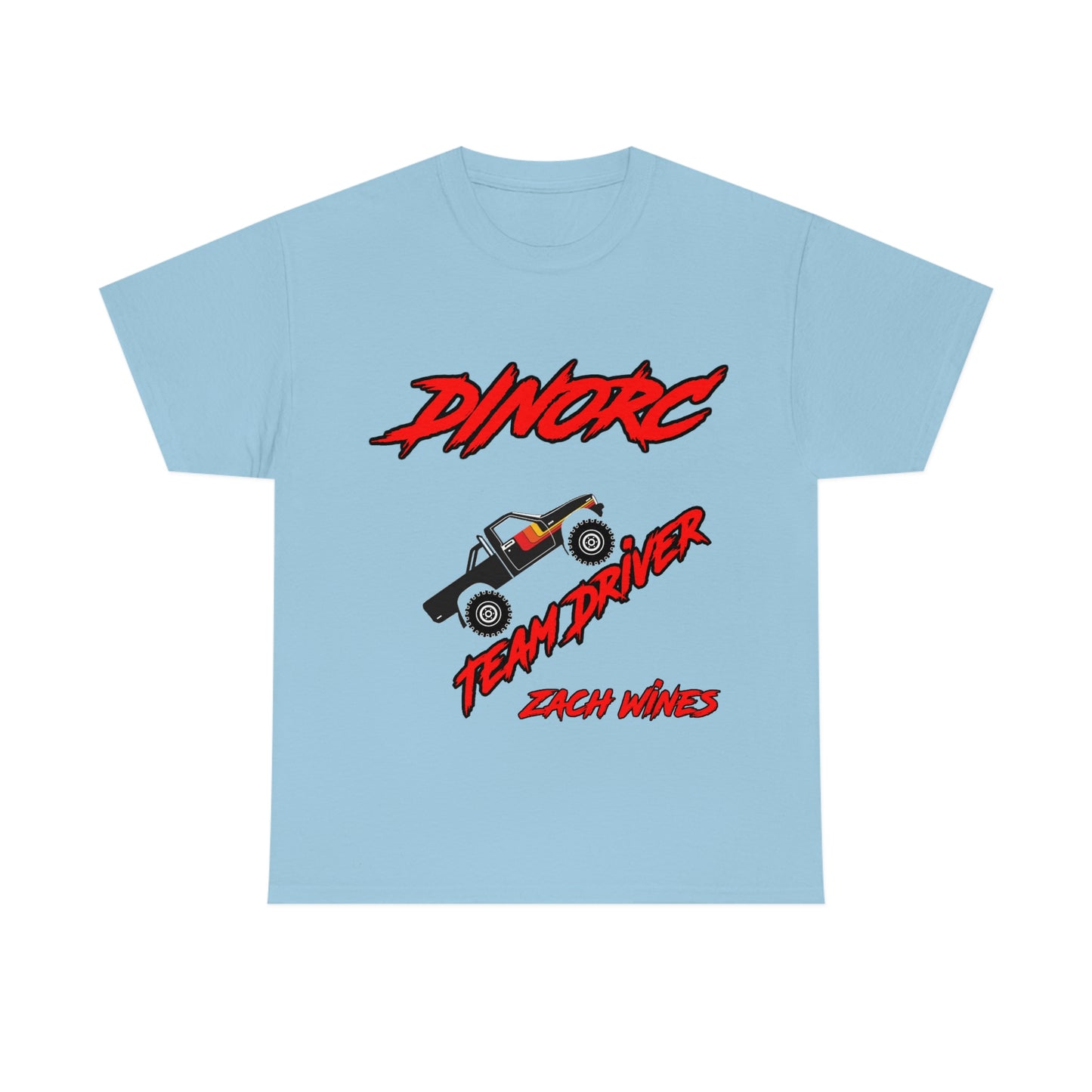 Zach Wines  DinoRC Team Driver truck logo Front and Back DinoRc Logo T-Shirt S-5x 5 colors