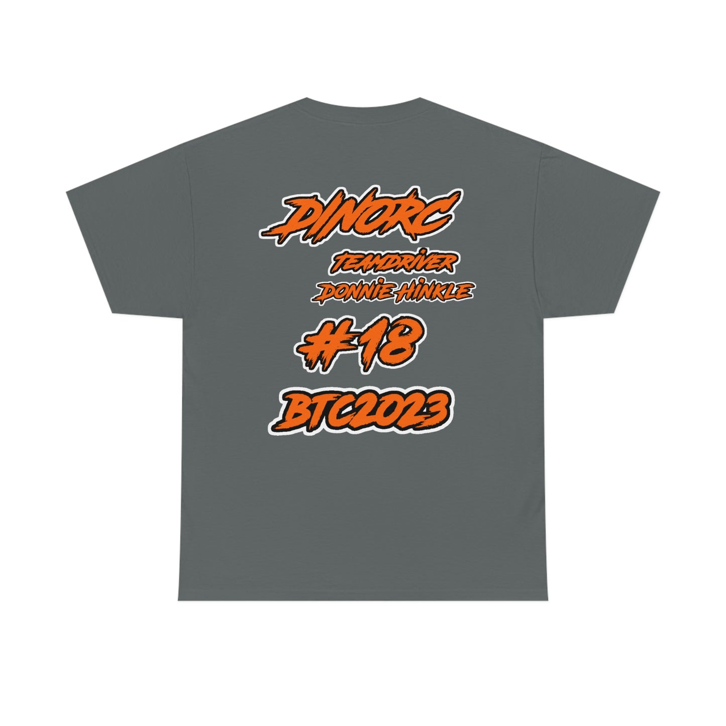 Donnie Hinkle DinoRC Team Driver ERRR RC  Front and Back DinoRc Logo T-Shirt S-5x 5 colors