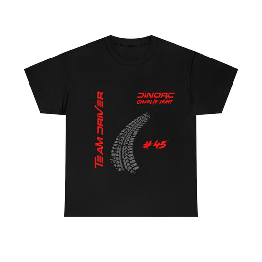 Team Driver Charlie Hunt Front and Back DinoRc Logo T-Shirt S-5x 5 colors