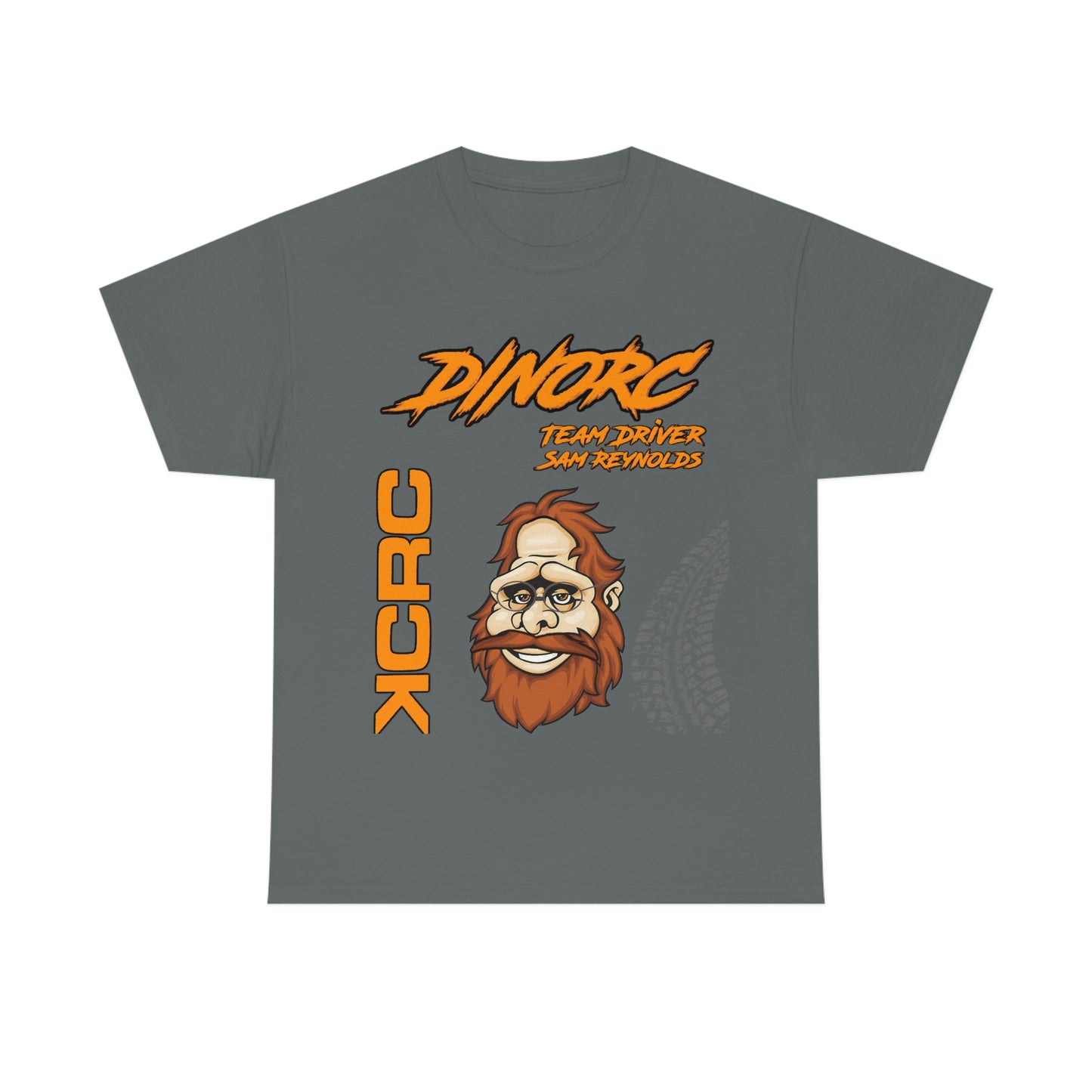 Team Driver Sam Reynolds Front and Back DinoRc Logo T-Shirt S-5x 5 colors