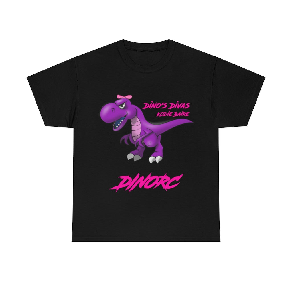 Kodie Baire Team Driver Dino's Divas DinoRc Logo T-Shirt S-5x