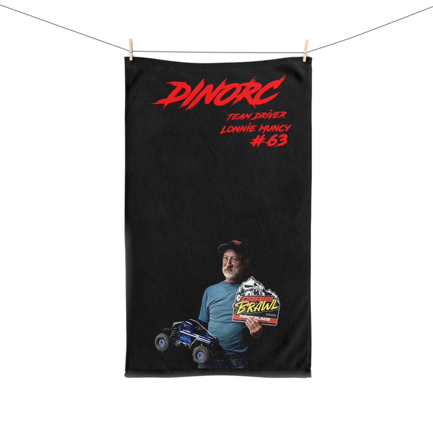 Custom Team Driver DinoRC Towel