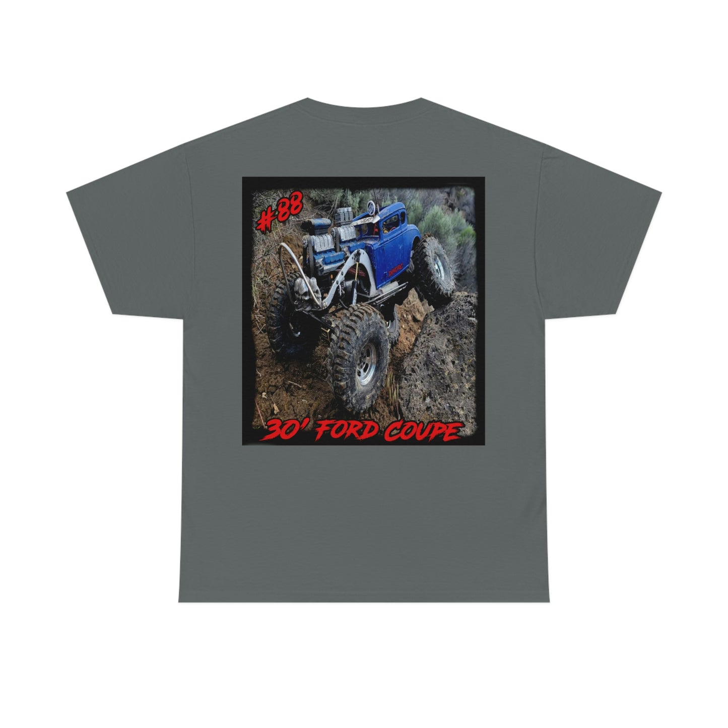 Team Driver Ron Thomas and 30' Ford Coupe Front and Back DinoRc Logo T-Shirt S-5x 5 colors