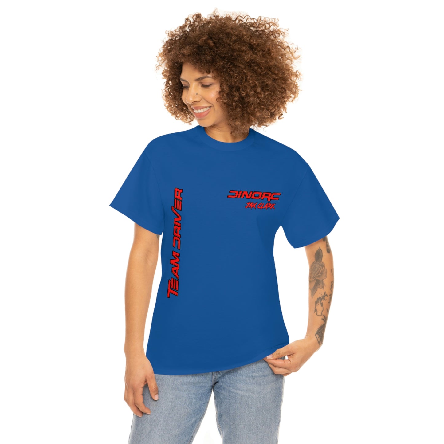 Team Driver Jax Clark Front and Back DinoRc Logo T-Shirt S-5x 5 colors