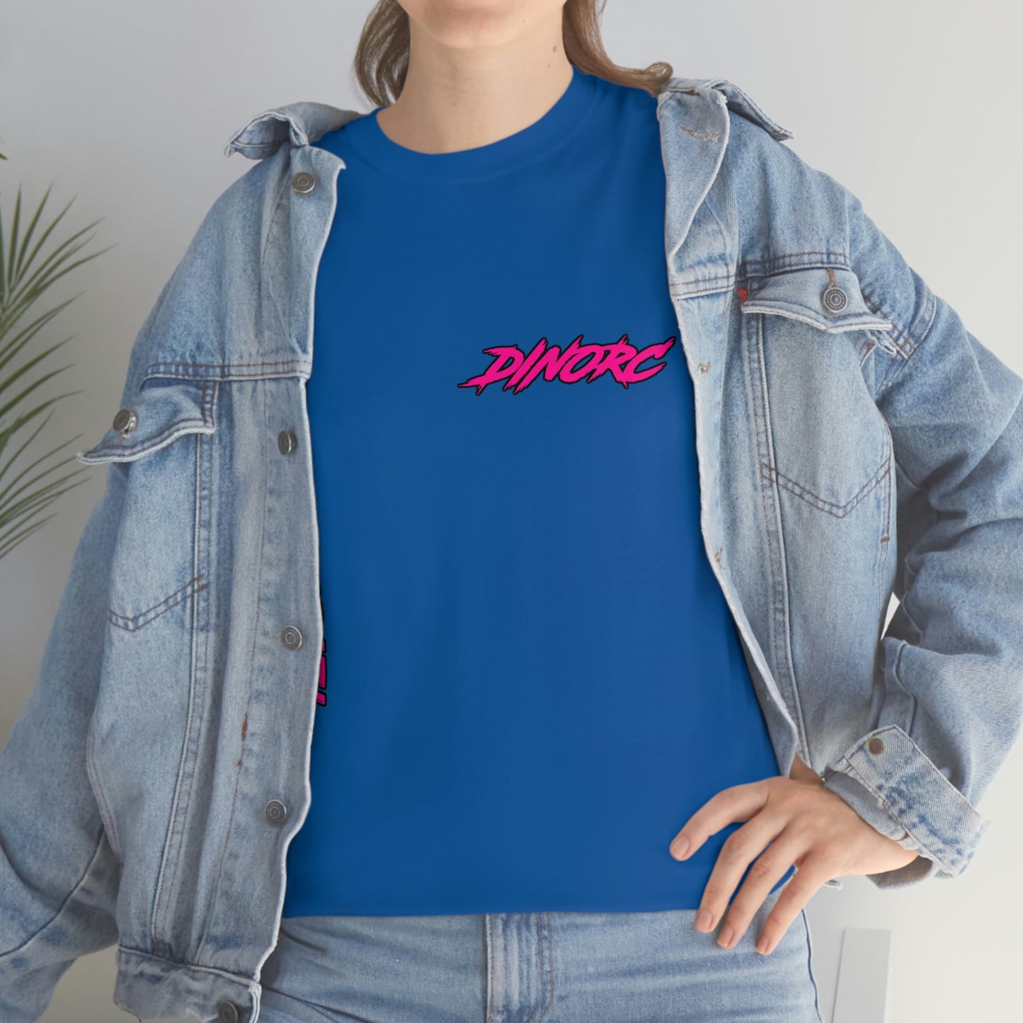 Vertical Team Driver Dino's Divas Front and Back DinoRc Logo T-Shirt S-5x 5 colors